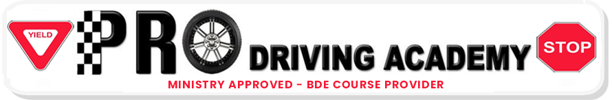 Pro Driving Academy - Ministry Approved - BDE Course Provider